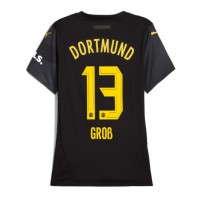 Camiseta Borussia Dortmund Pascal Gross #13 Segunda Equipación Replica 2024-25 para mujer mangas cortas